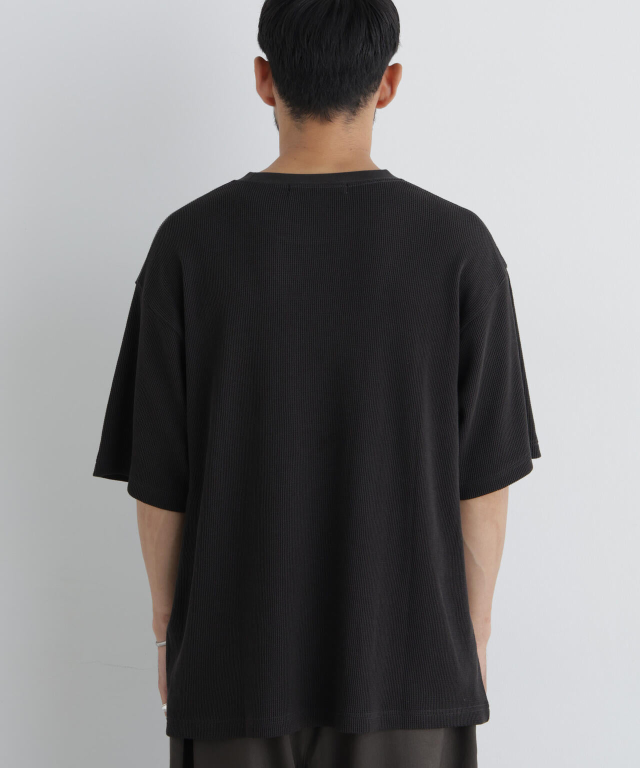 USAコットン×COOLMAX(R) ワッフルワイドTシャツ半袖 6726224207