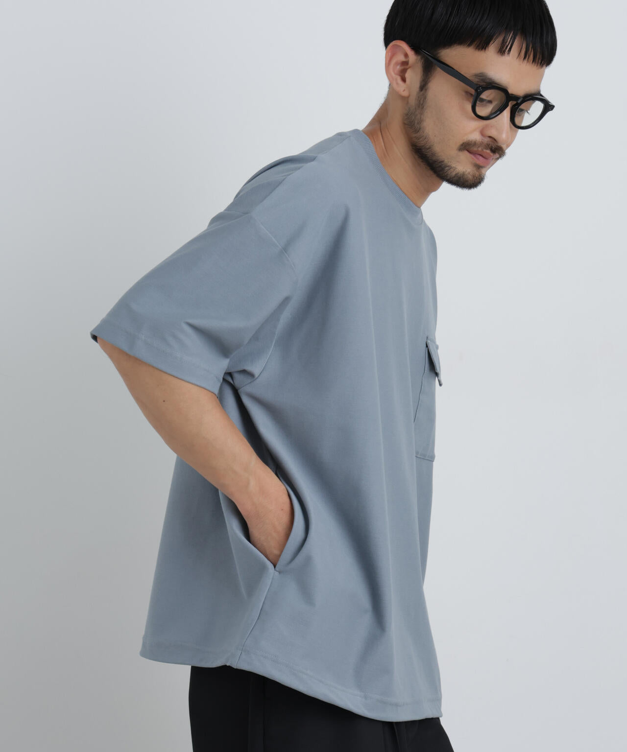 リングドットポケットTシャツ半袖 6726224208