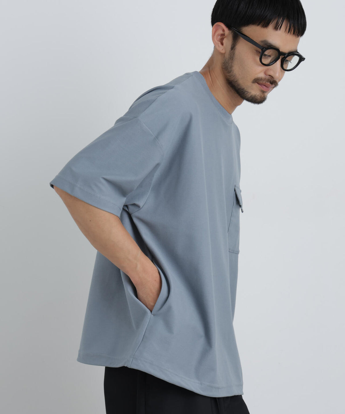 リングドットポケットTシャツ半袖 6726224208