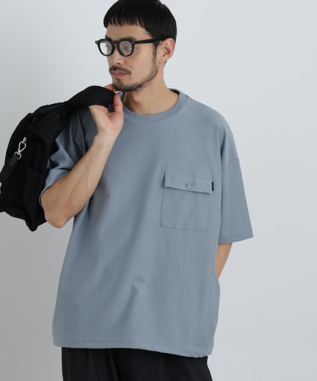リングドットポケットTシャツ半袖 6726224208