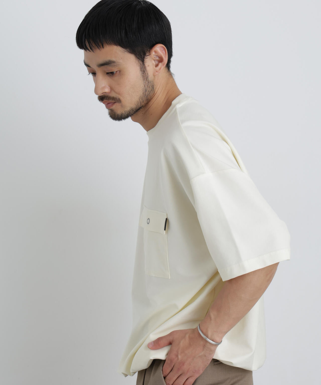 リングドットポケットTシャツ半袖 6726224208