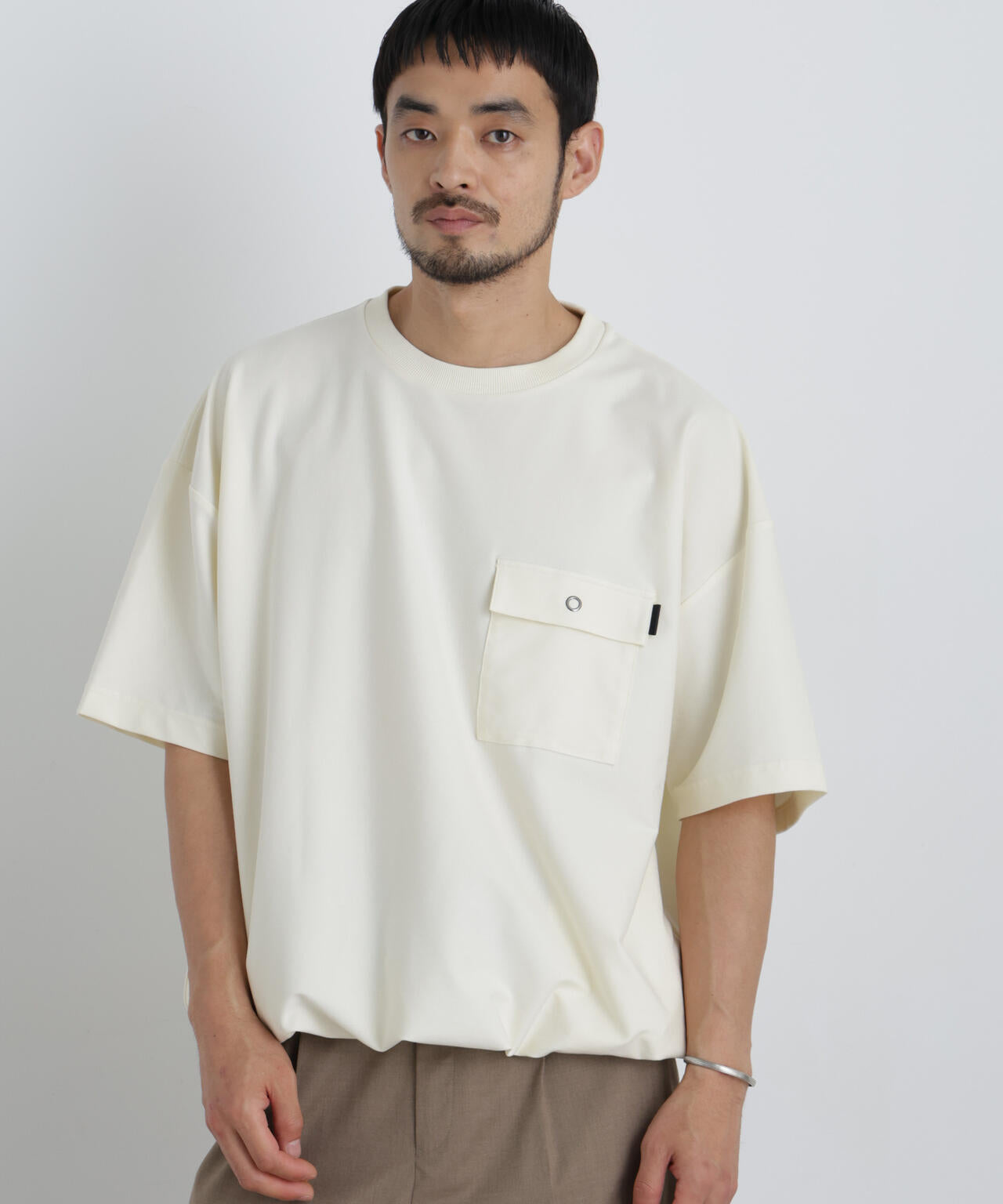 リングドットポケットTシャツ半袖 6726224208
