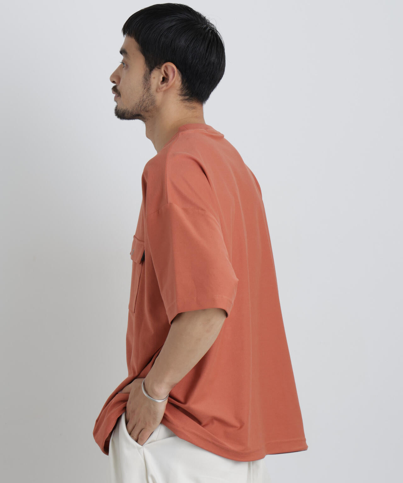 リングドットポケットTシャツ半袖 6726224208