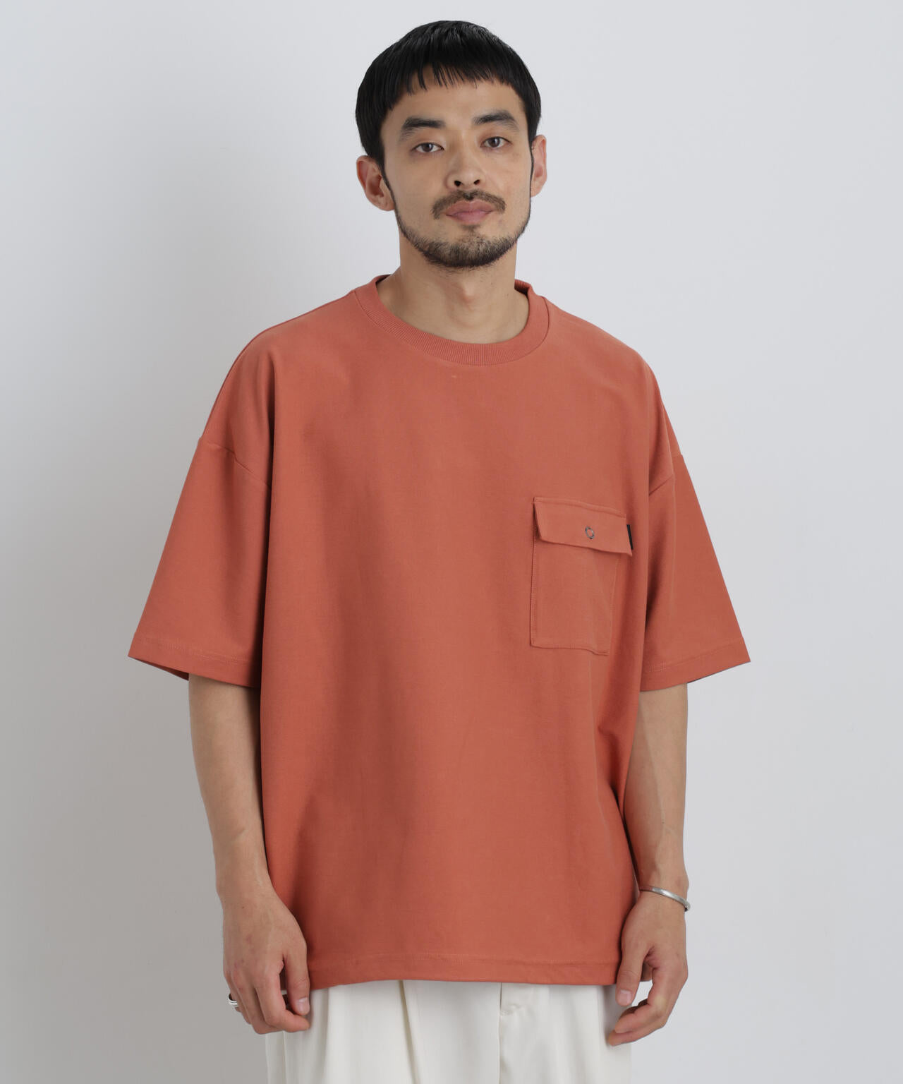 リングドットポケットTシャツ半袖 6726224208