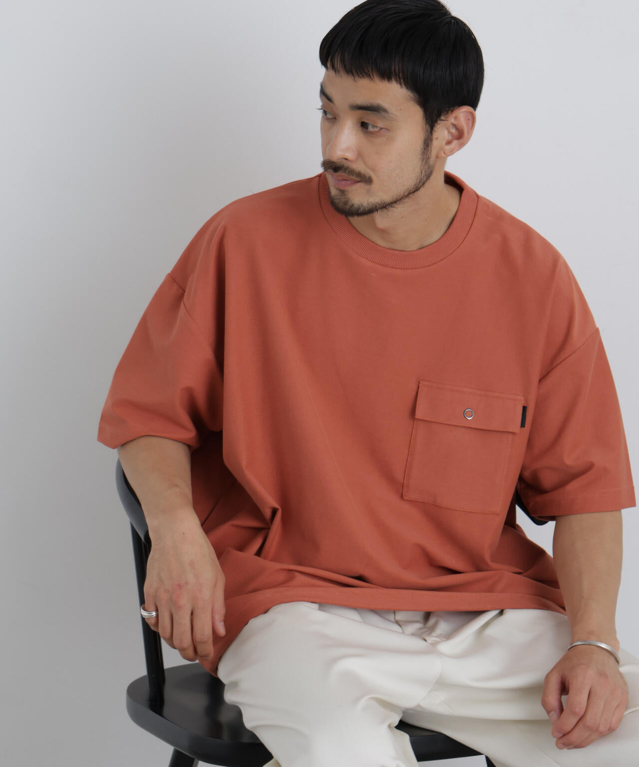 リングドットポケットTシャツ半袖 6726224208