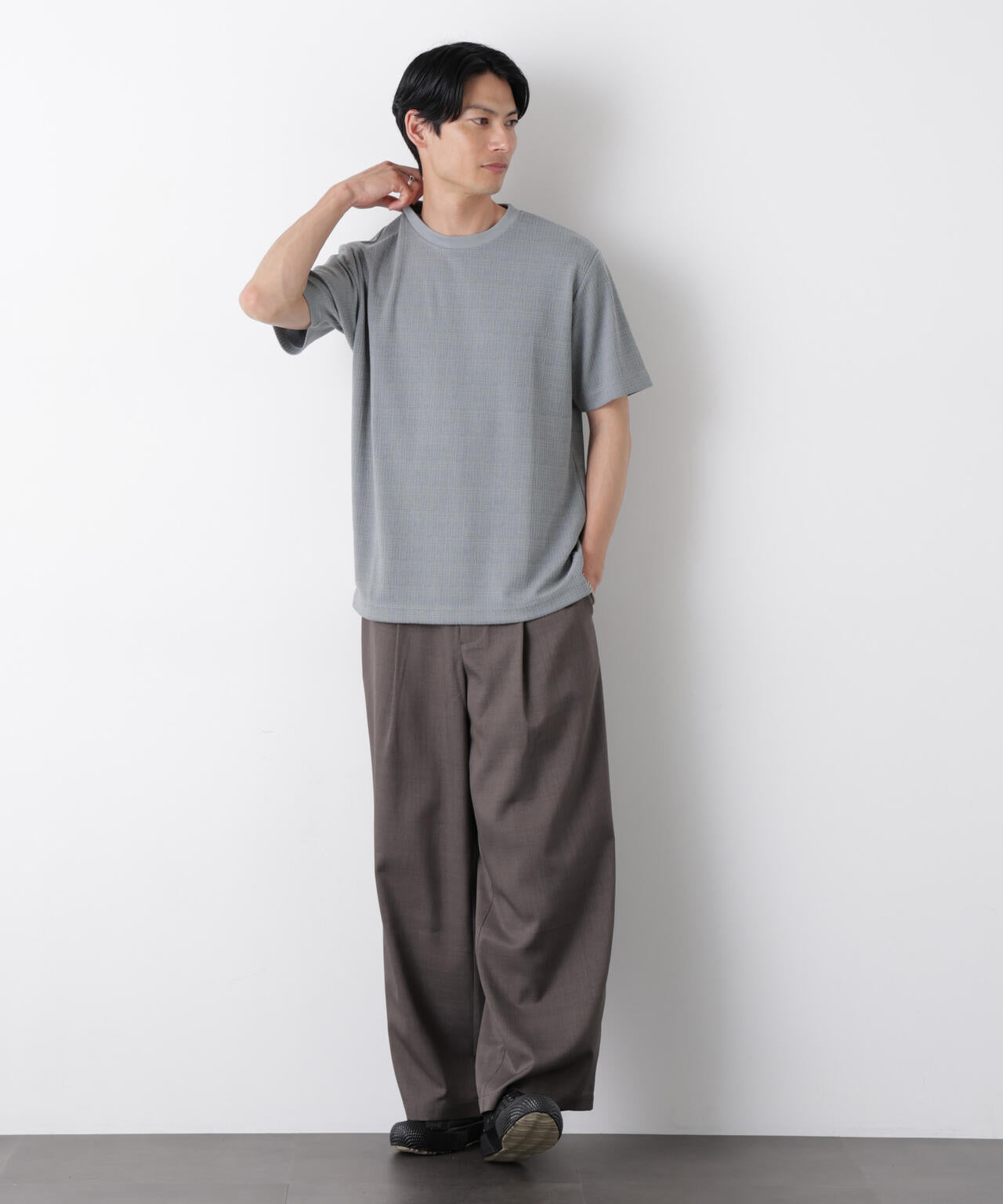 ストレッチジャガードTシャツ 半袖 6726224213