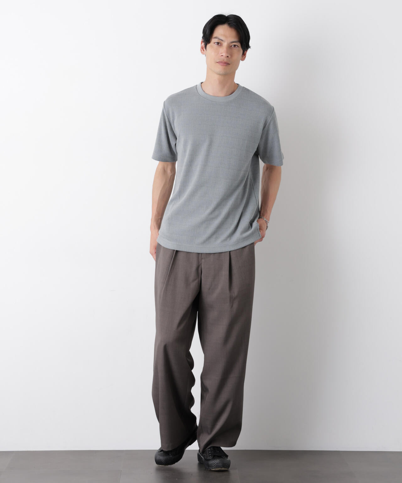 ストレッチジャガードTシャツ 半袖 6726224213