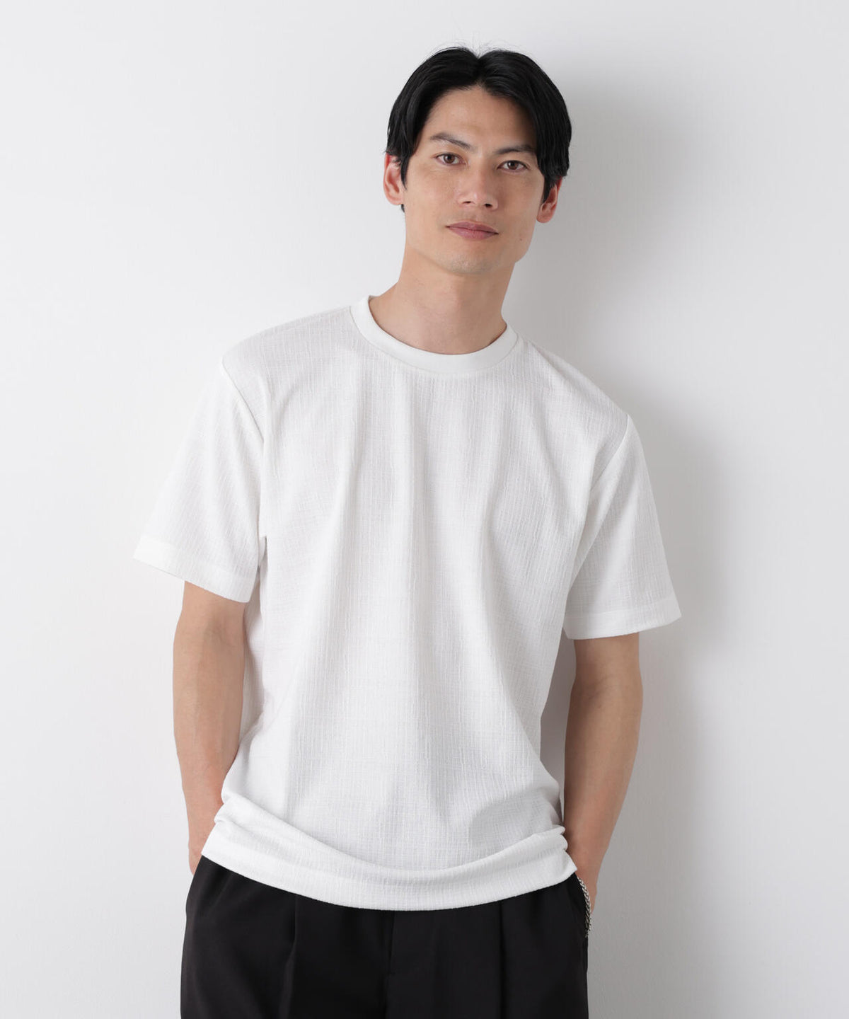 ストレッチジャガードTシャツ 半袖 6726224213