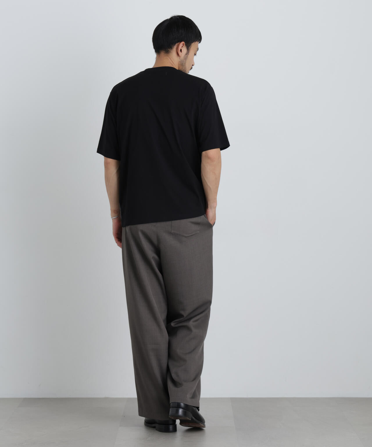 ニットコンビボーダーTシャツ 半袖 6726224214