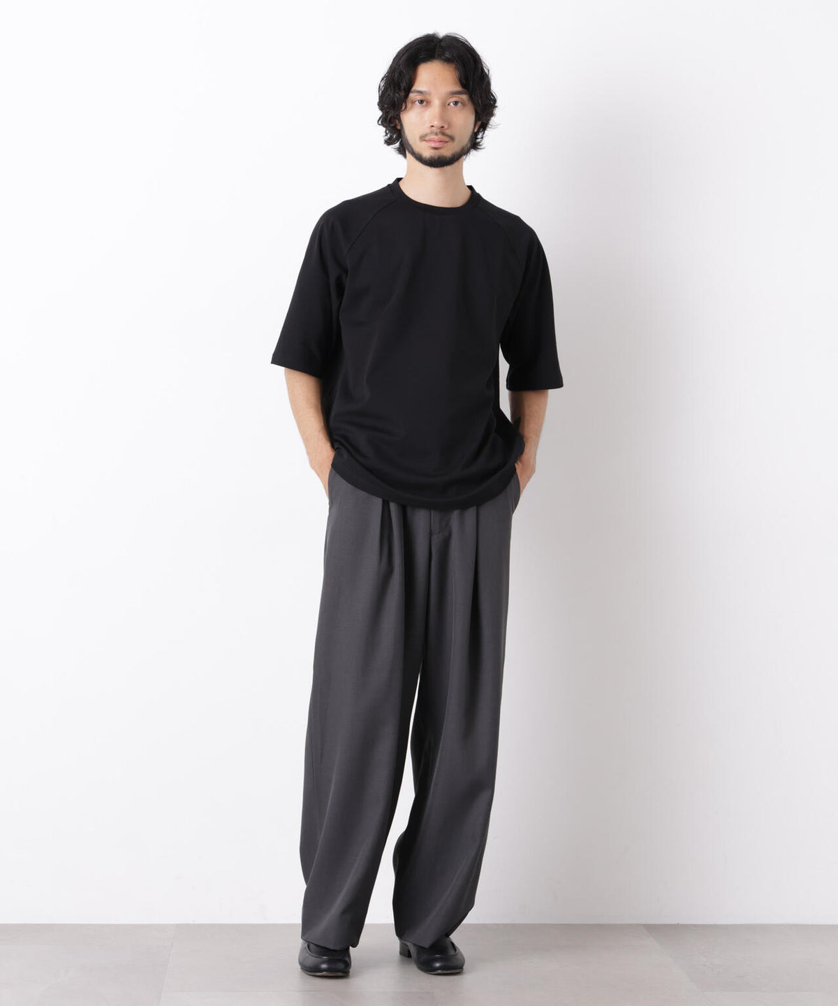 ビッグドレープTシャツ 半袖 6726224217