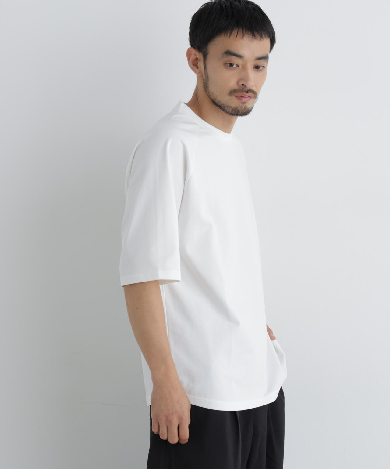 ビッグドレープTシャツ 半袖