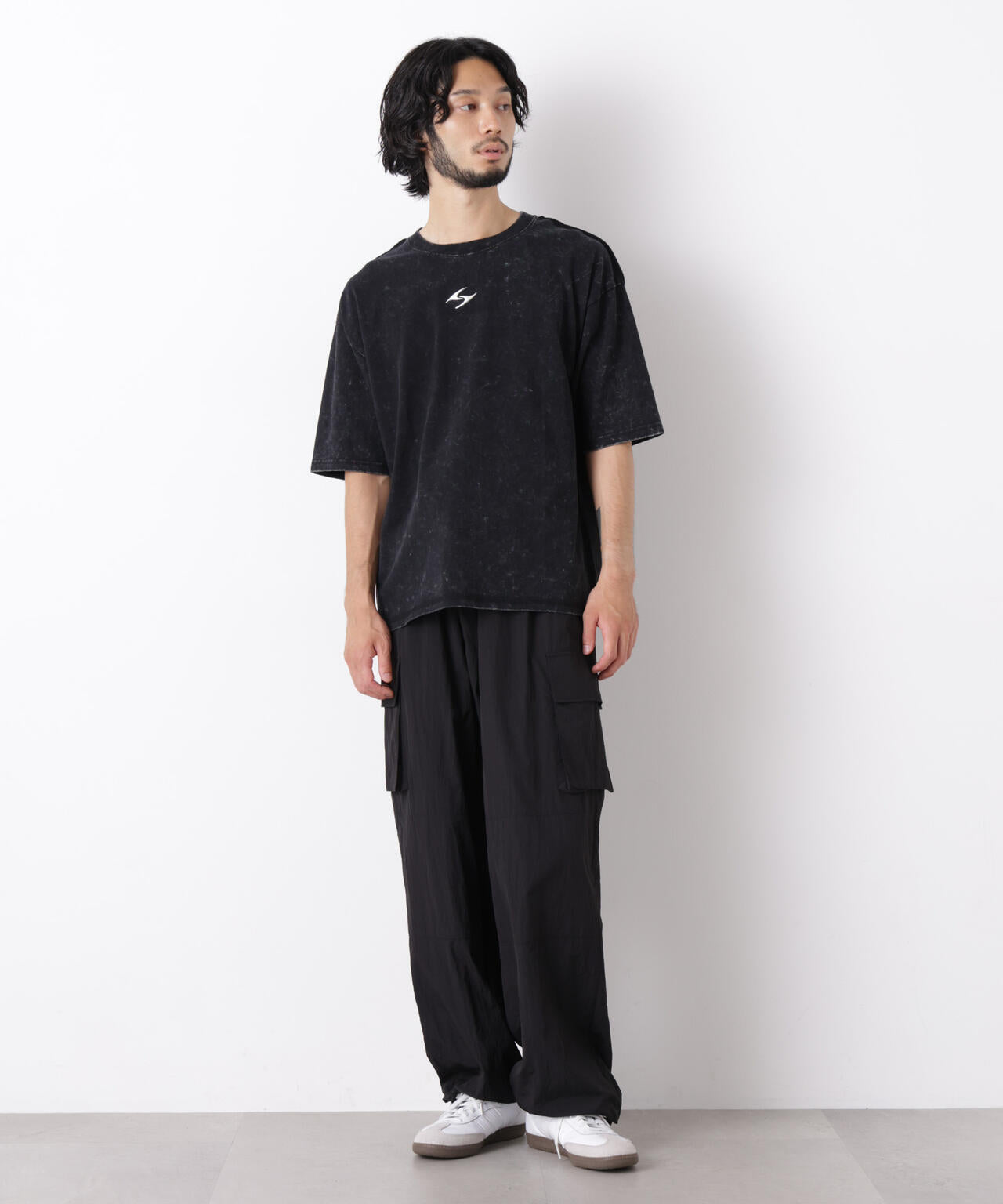ワンポイントピグメントTシャツ 半袖 6726224222