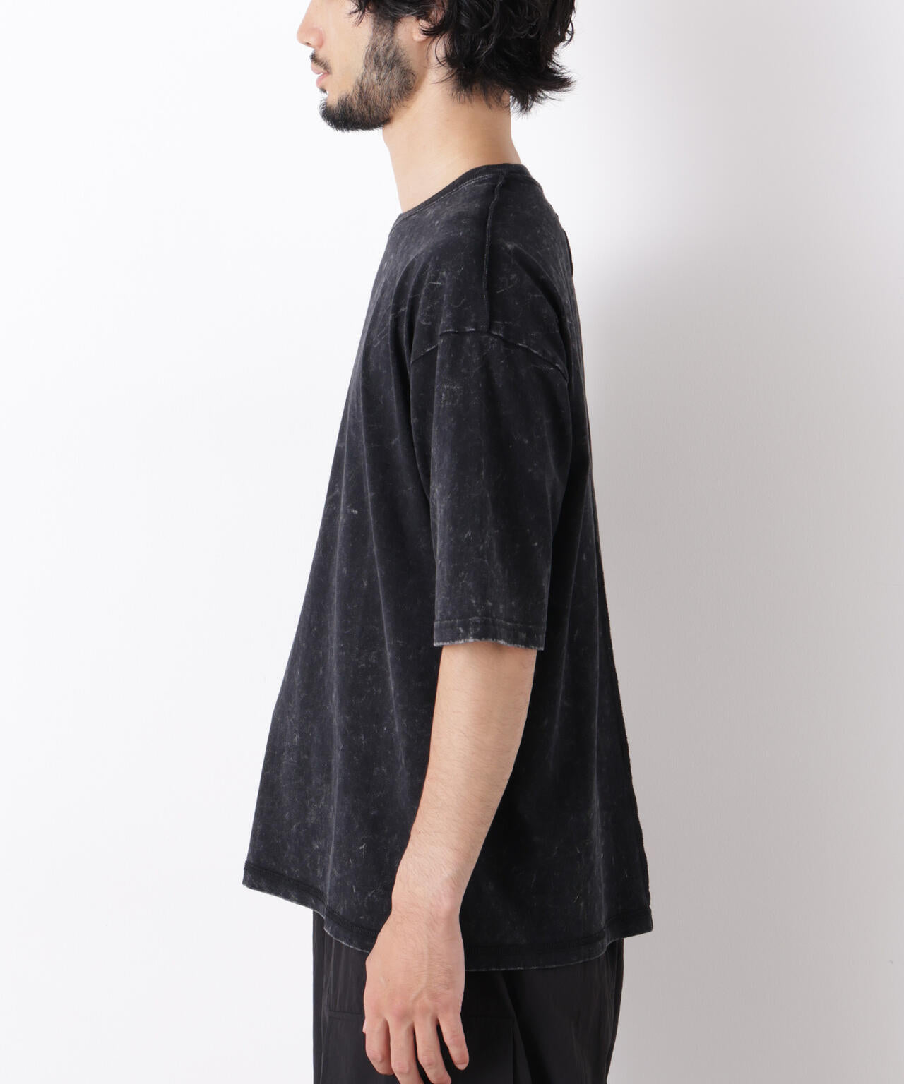 ワンポイントピグメントTシャツ 半袖 6726224222