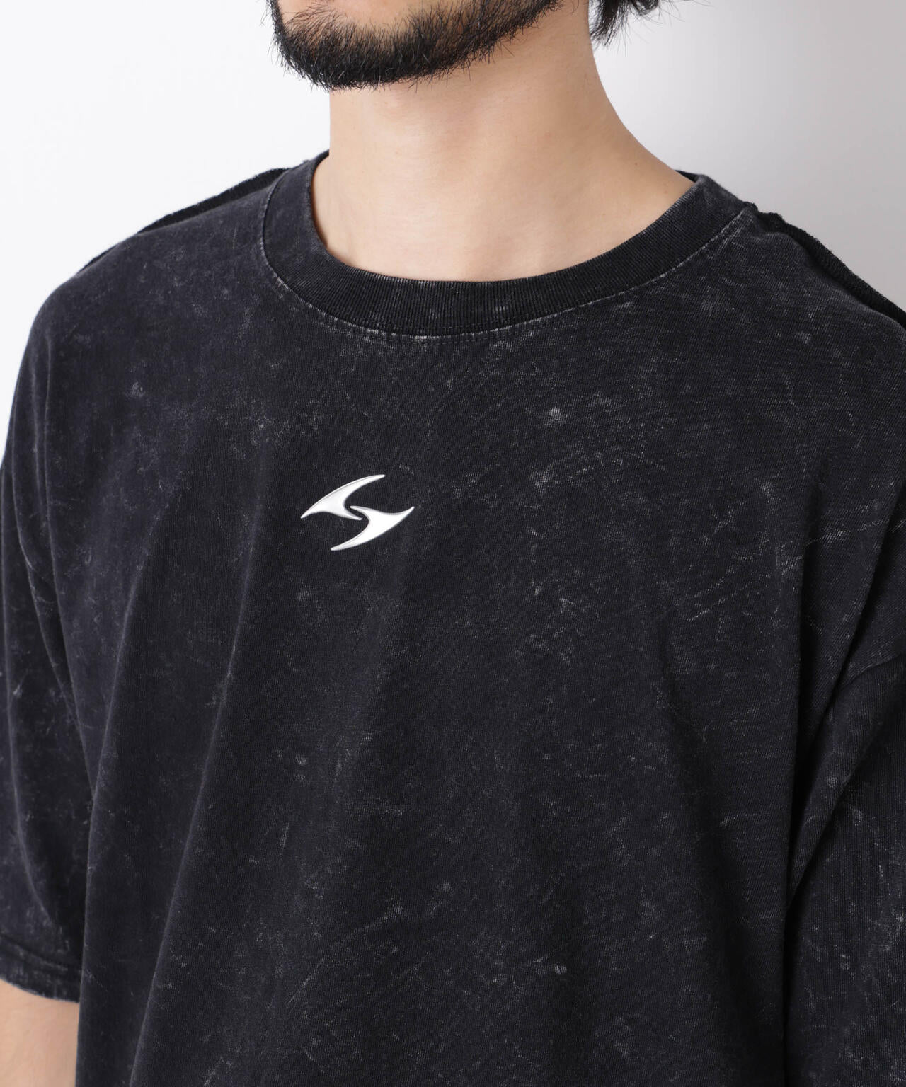 ワンポイントピグメントTシャツ 半袖 6726224222