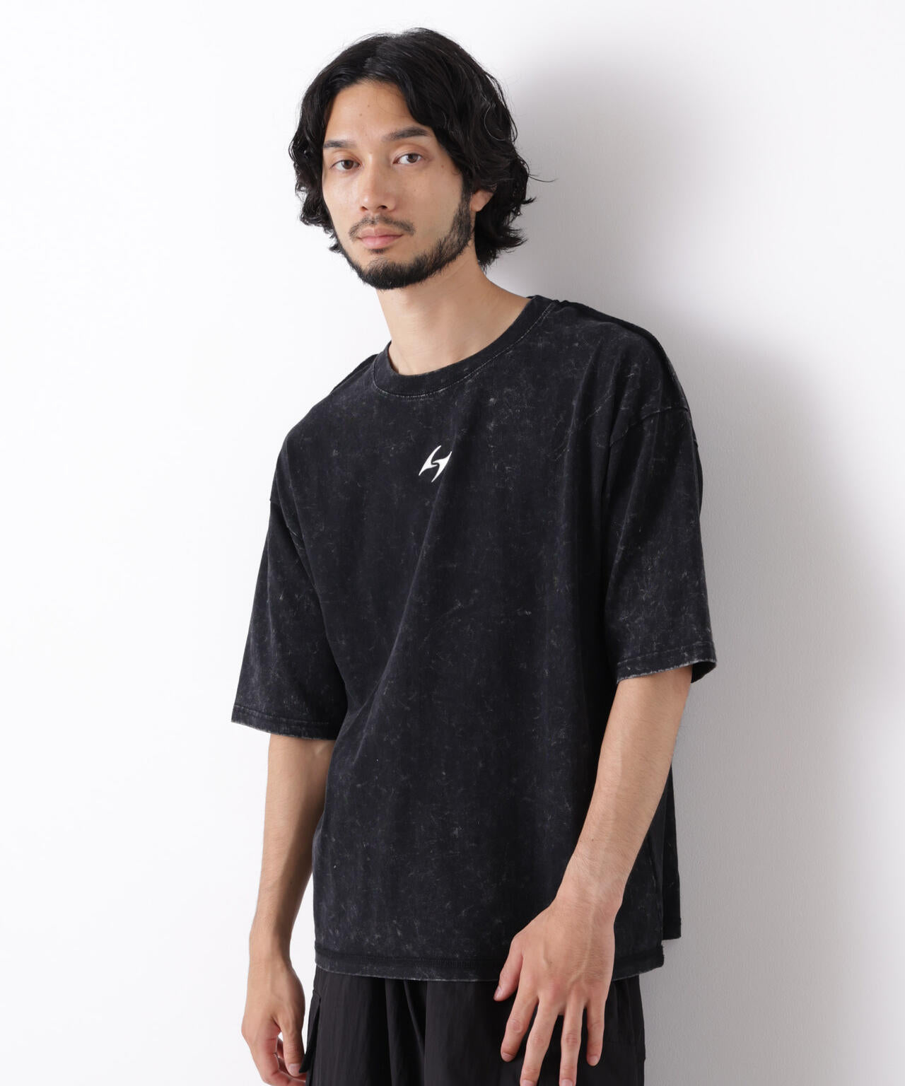 ワンポイントピグメントTシャツ 半袖 6726224222
