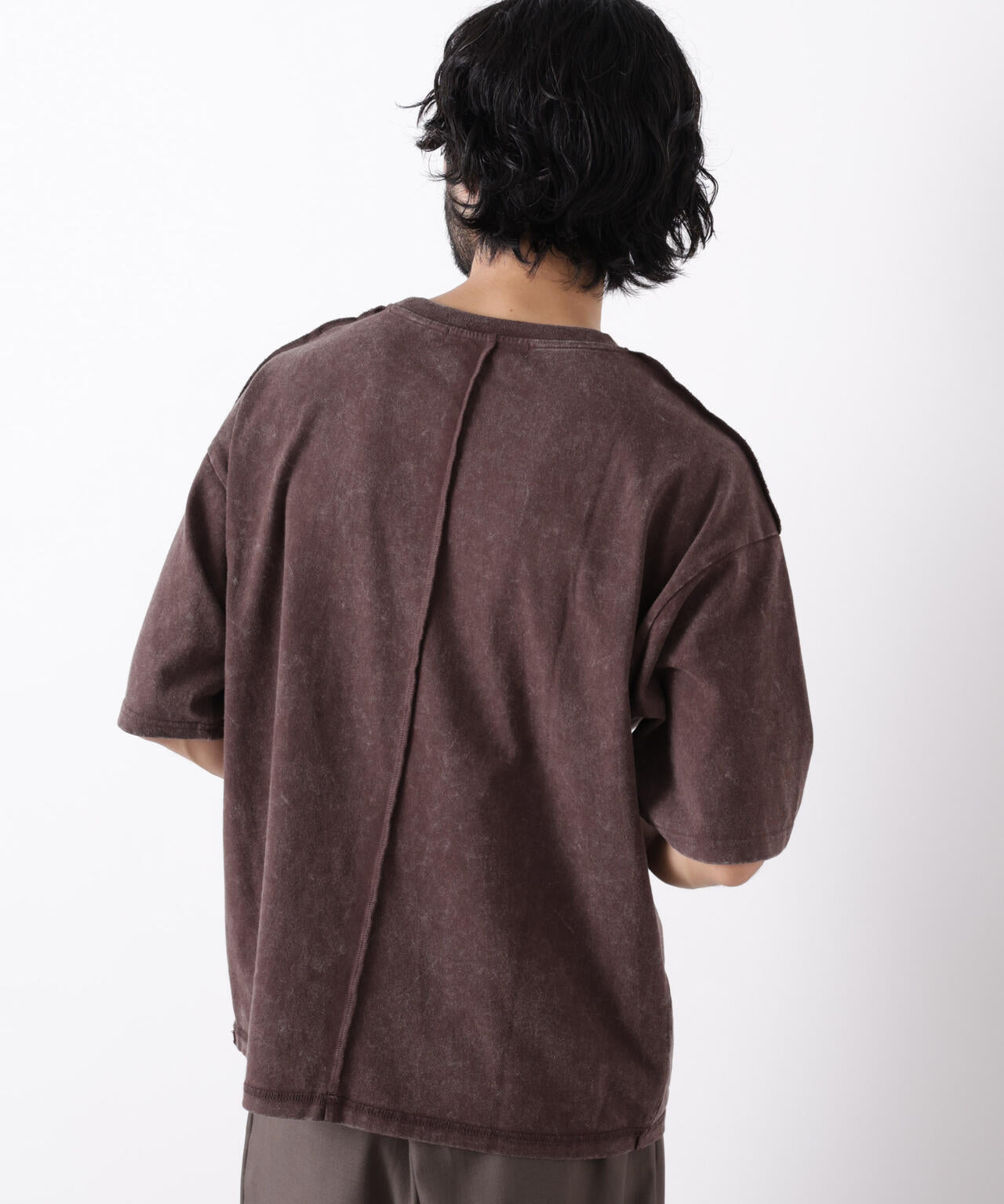 ワンポイントピグメントTシャツ 半袖 6726224222