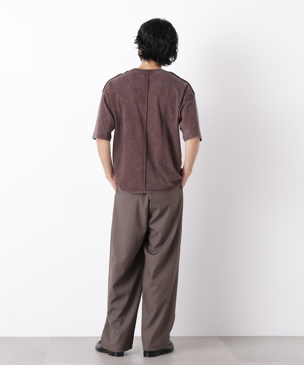 ワンポイントピグメントTシャツ 半袖 6726224222