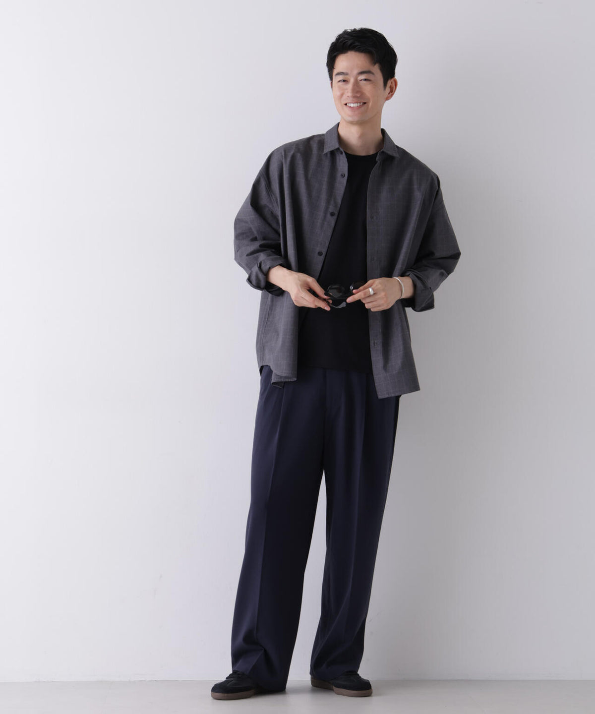 ALWAYS ワイドテーパード スラックス 6726227202