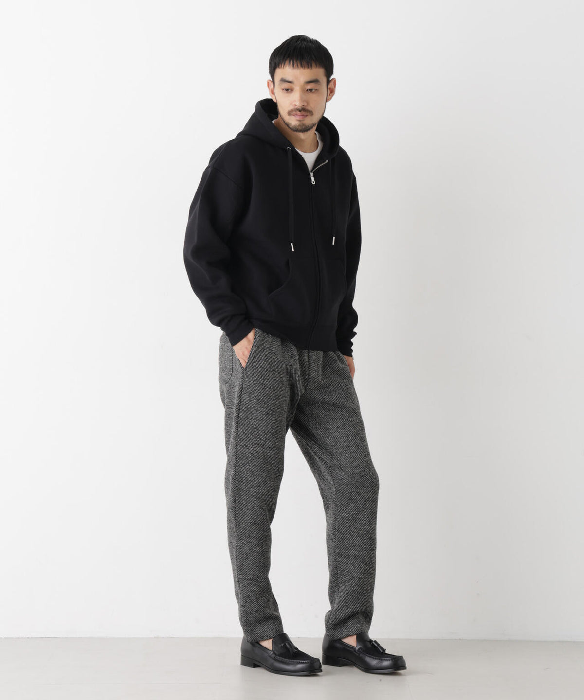 ニットフリーステーパードパンツ(セットアップ可) 6726227208