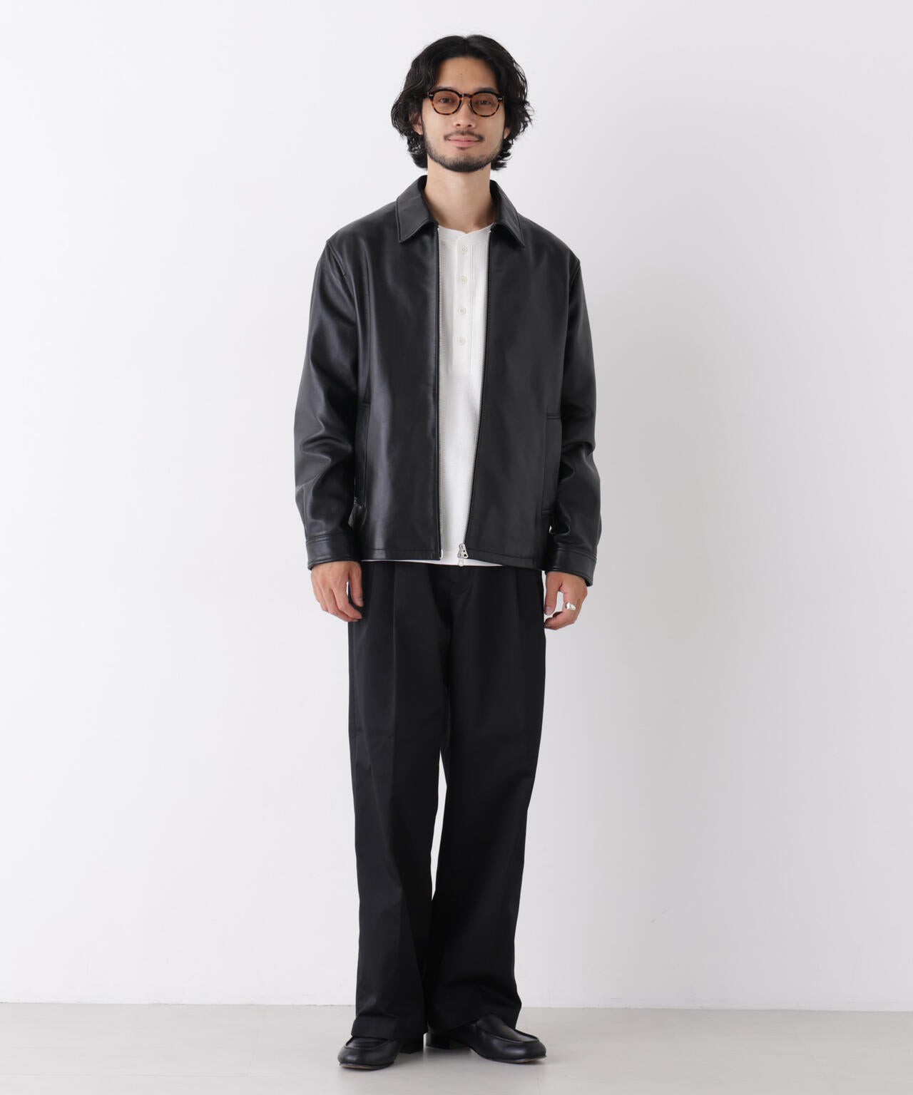 TCツイル2タックワイドパンツ 6726227211