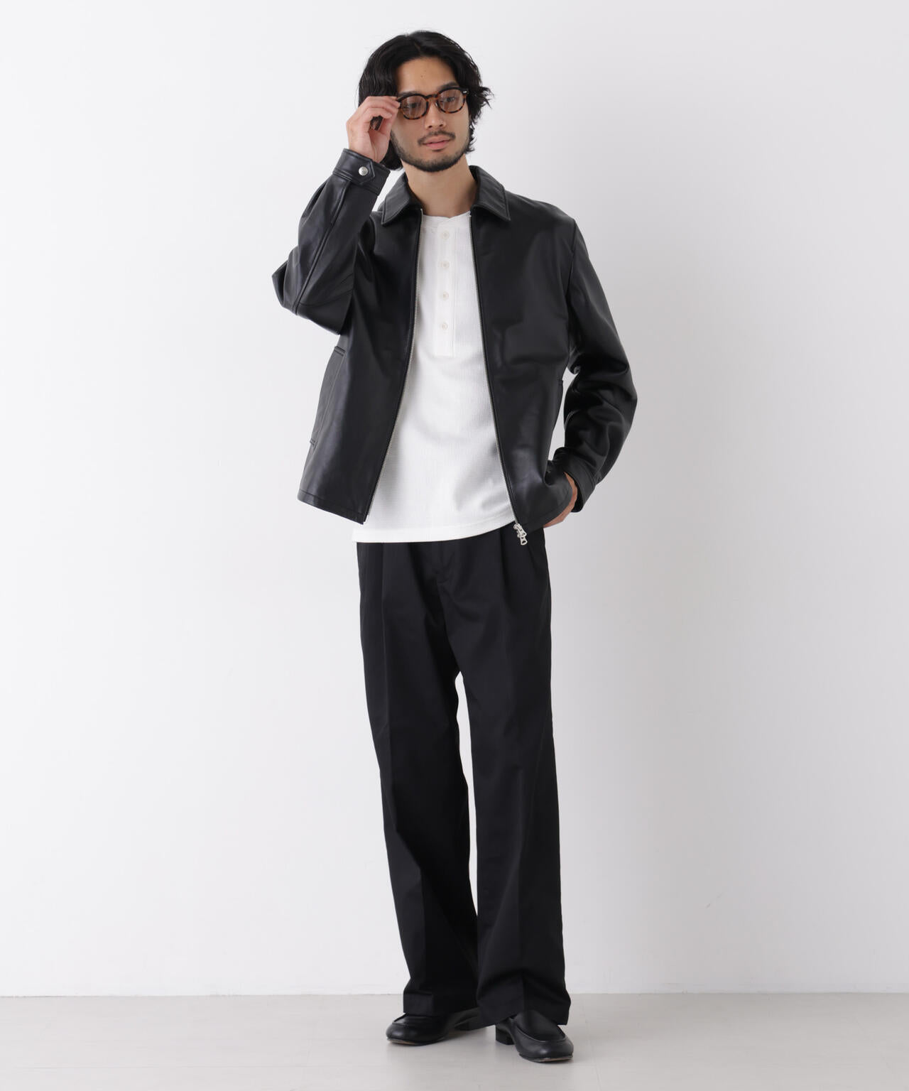 TCツイル2タックワイドパンツ 6726227211