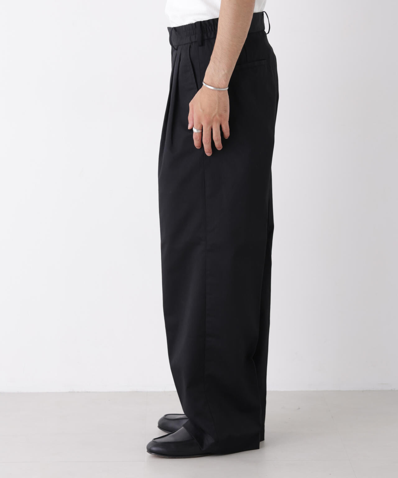 TCツイル2タックワイドパンツ 6726227211