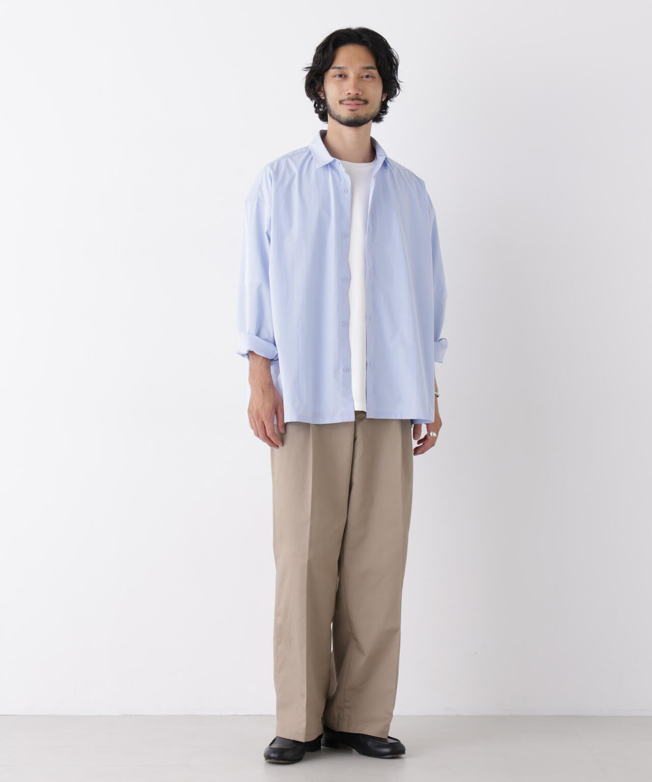 TCツイル2タックワイドパンツ 6726227211