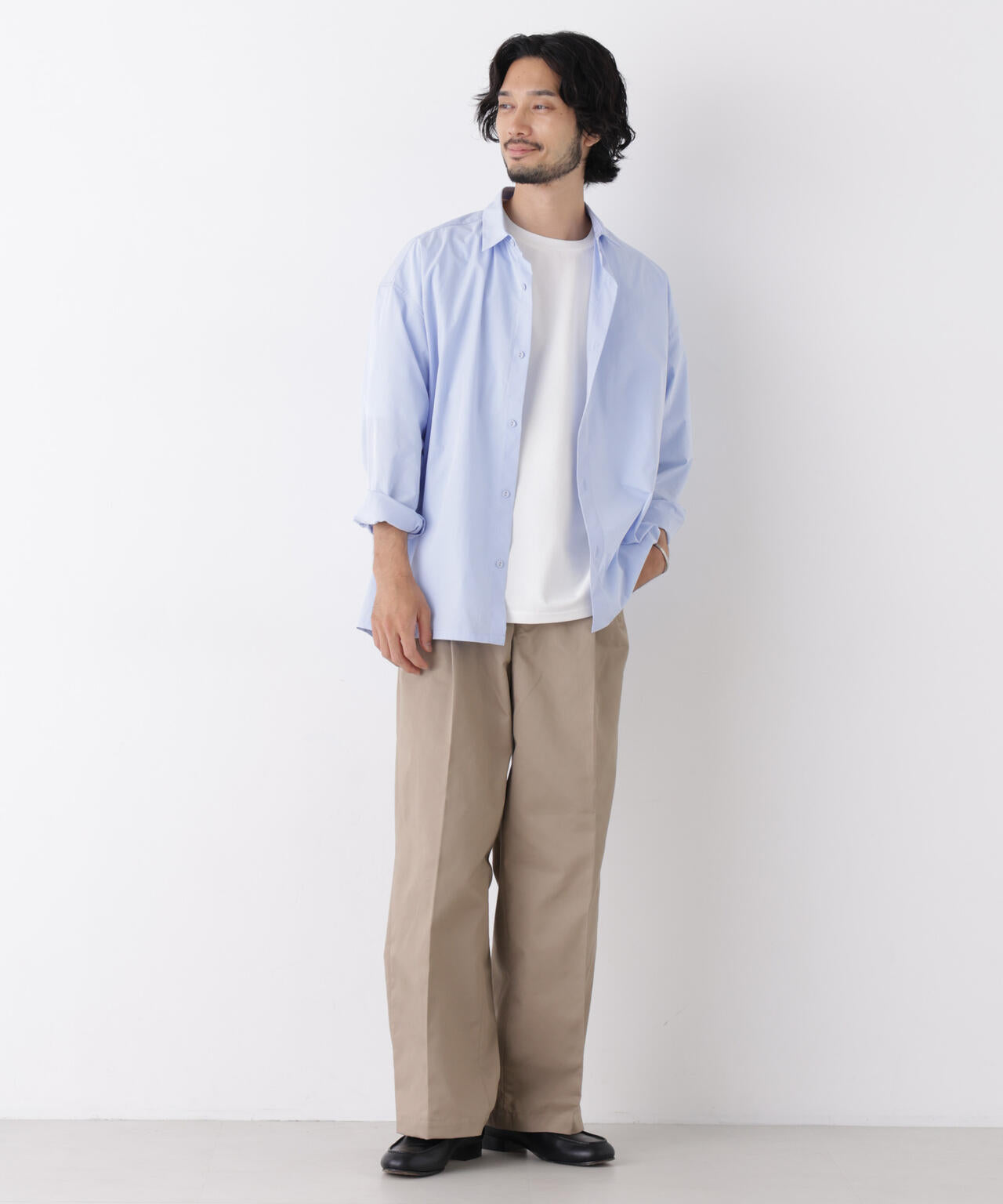 TCツイル2タックワイドパンツ 6726227211