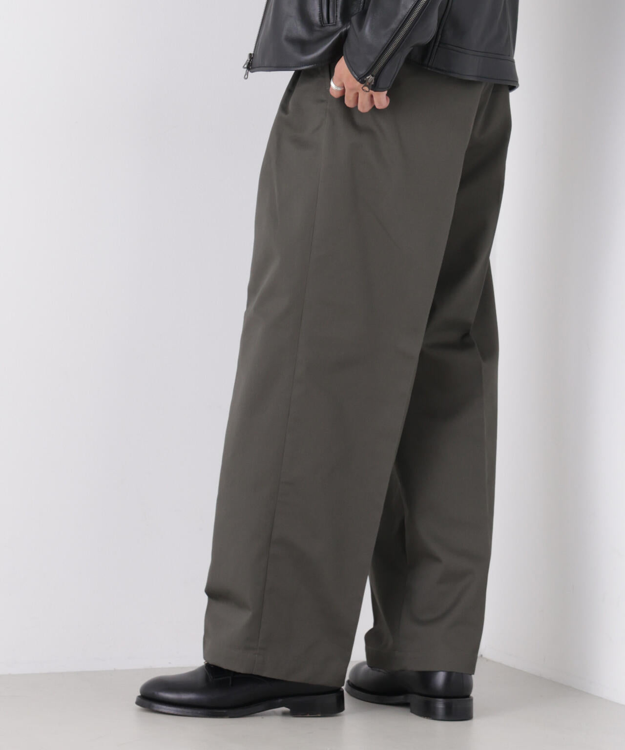 TCツイル2タックワイドパンツ 6726227211