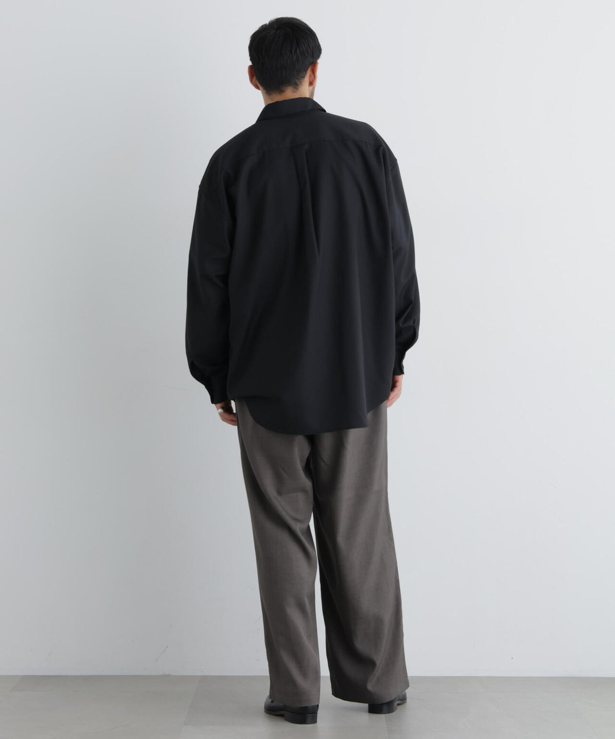 ポリエステルウィーブ ワイドパンツ 6726227212