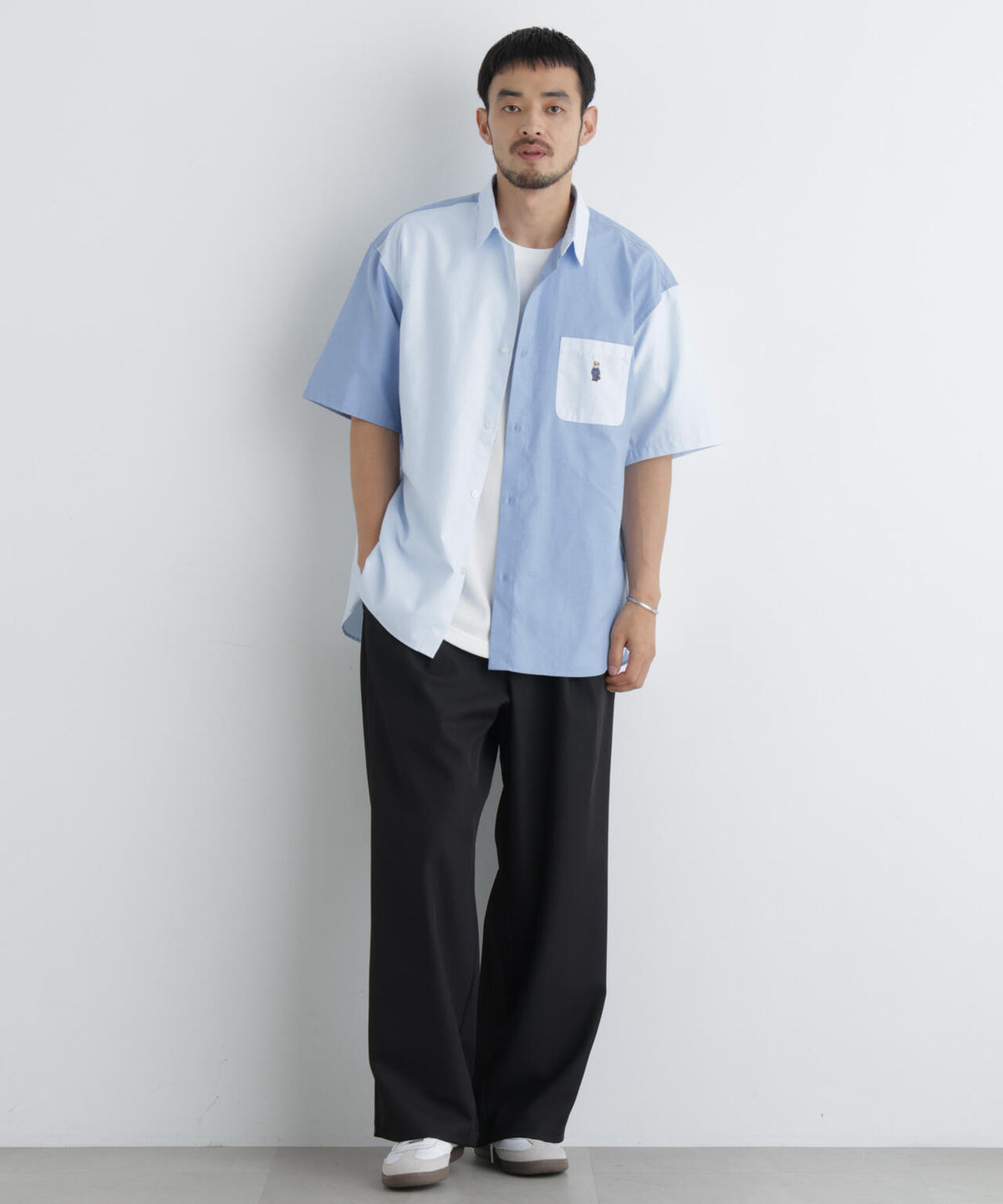 ポリエステルツイル ワイドパンツ 6726227213