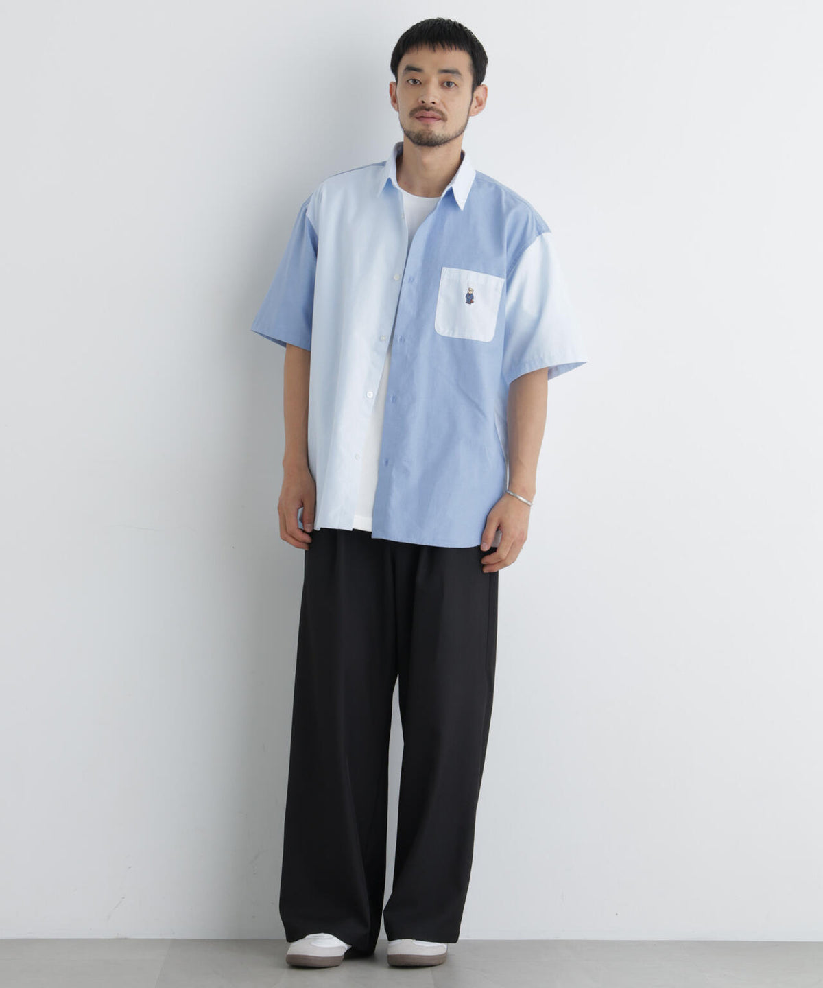ポリエステルツイル ワイドパンツ 6726227213
