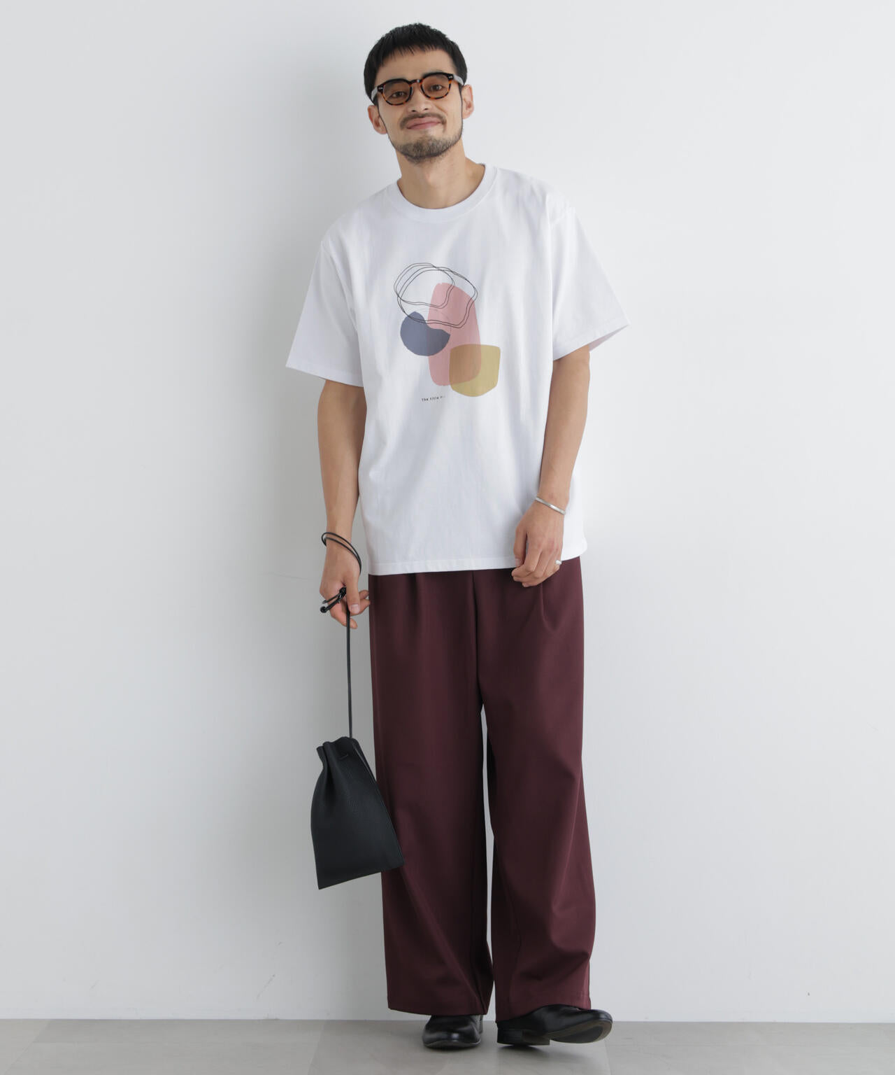 ポリエステルツイル ワイドパンツ 6726227213