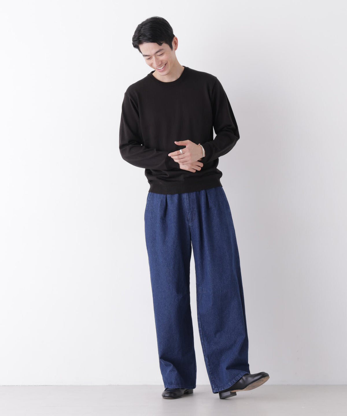 イージーワイドタックカーブパンツ 6726227215