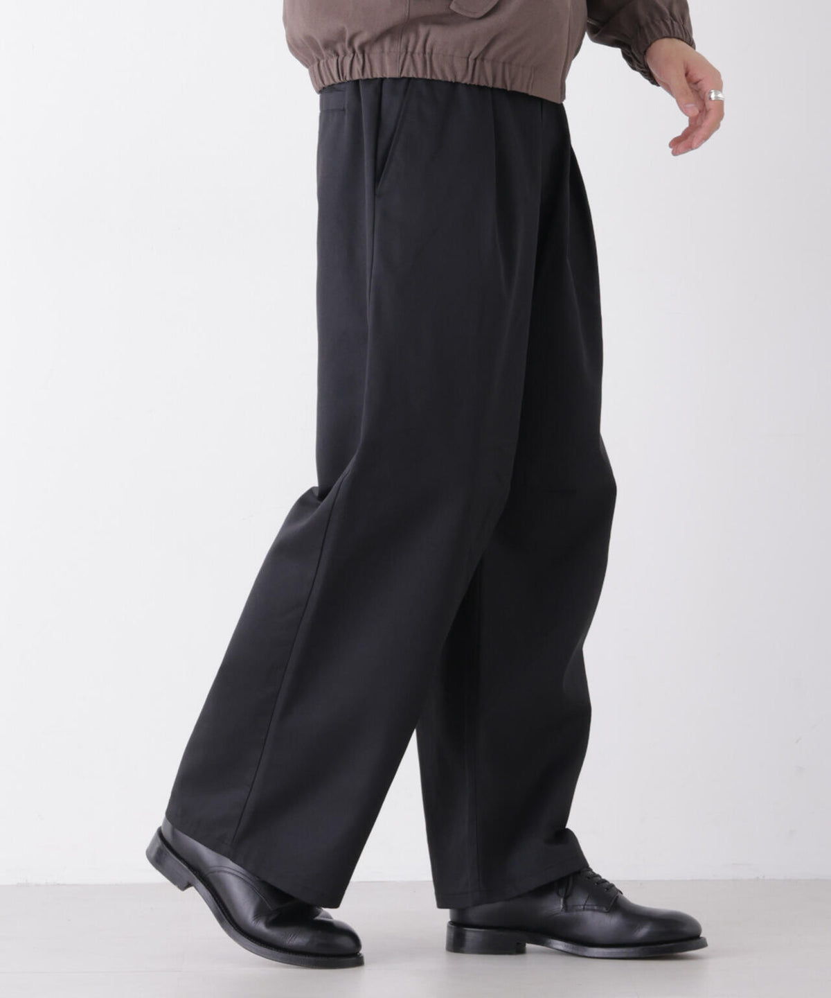 WEB限定/TCツイルワイドタックカーブパンツ 6726227216