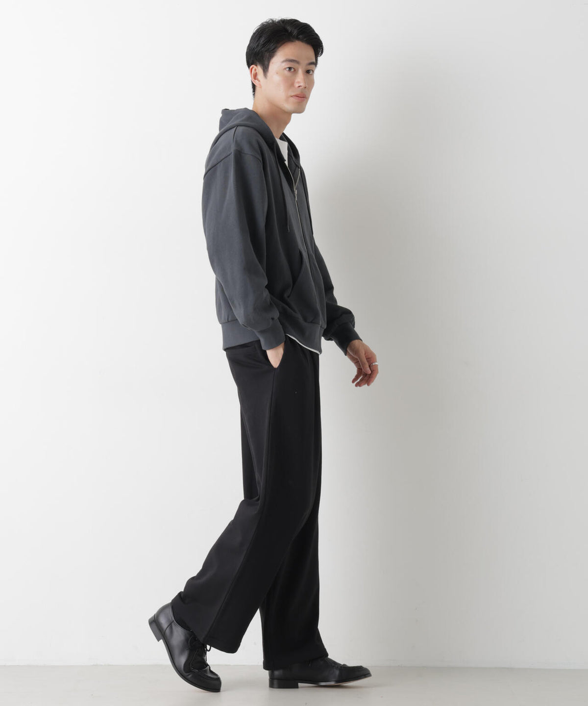 WEB限定/2タックワイドスウェットパンツ 6726227221