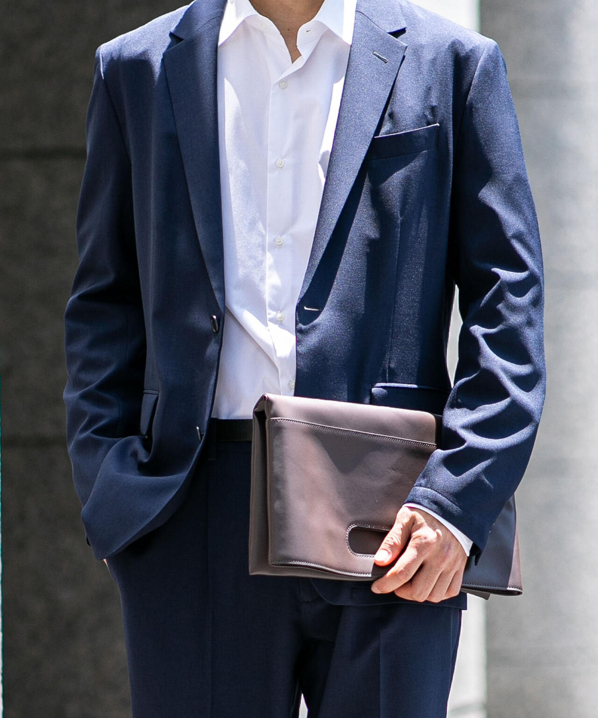 WEB限定/シンセティックレザー2WAYクラッチバッグ 6726232203