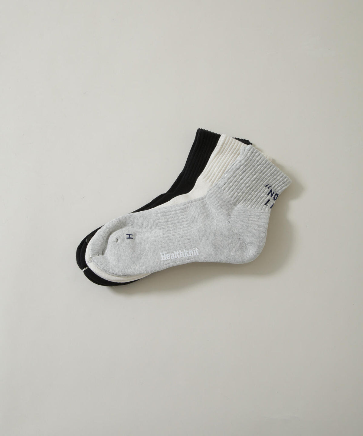 Healthknit/バックロゴソックス 3足セット 6726251002