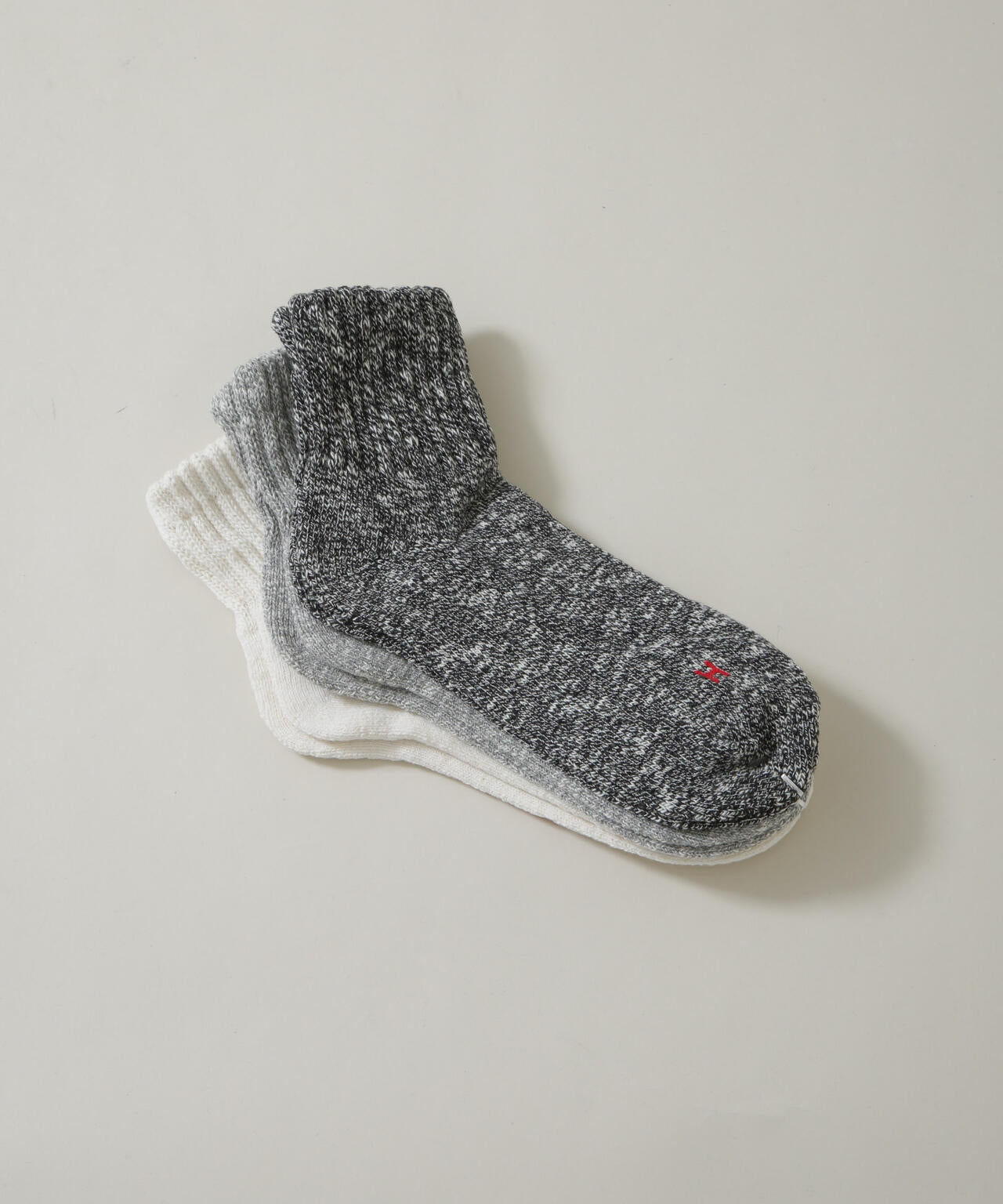 Healthknit/ベーシックスラブMIVソックス 3足セット 6726251006