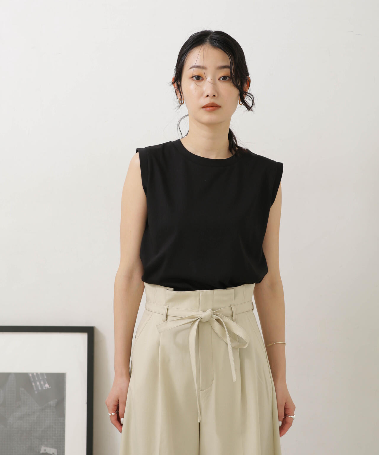 LB.04/汗染み防止加工 ノースリーブTシャツ 6733124326