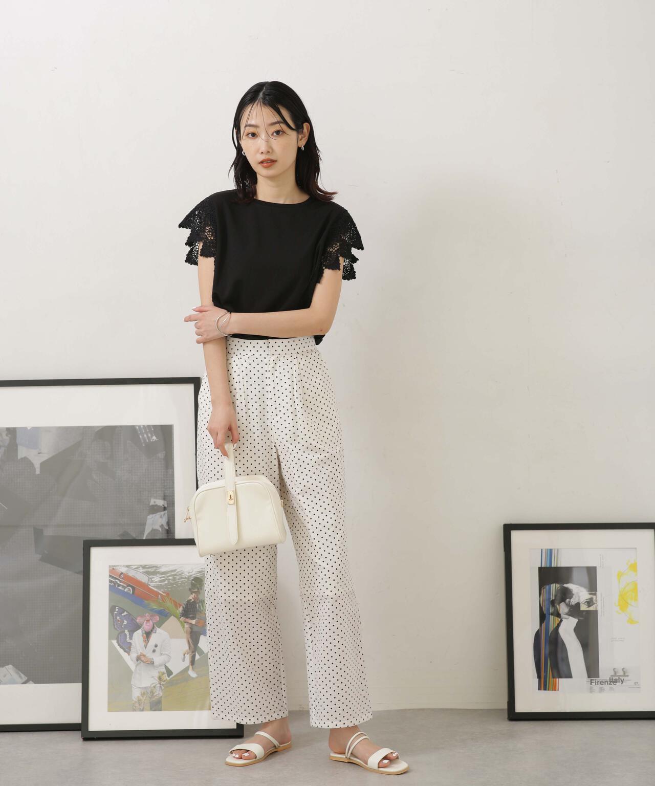 LB.04/レース切り替えカットトップス 6733124328