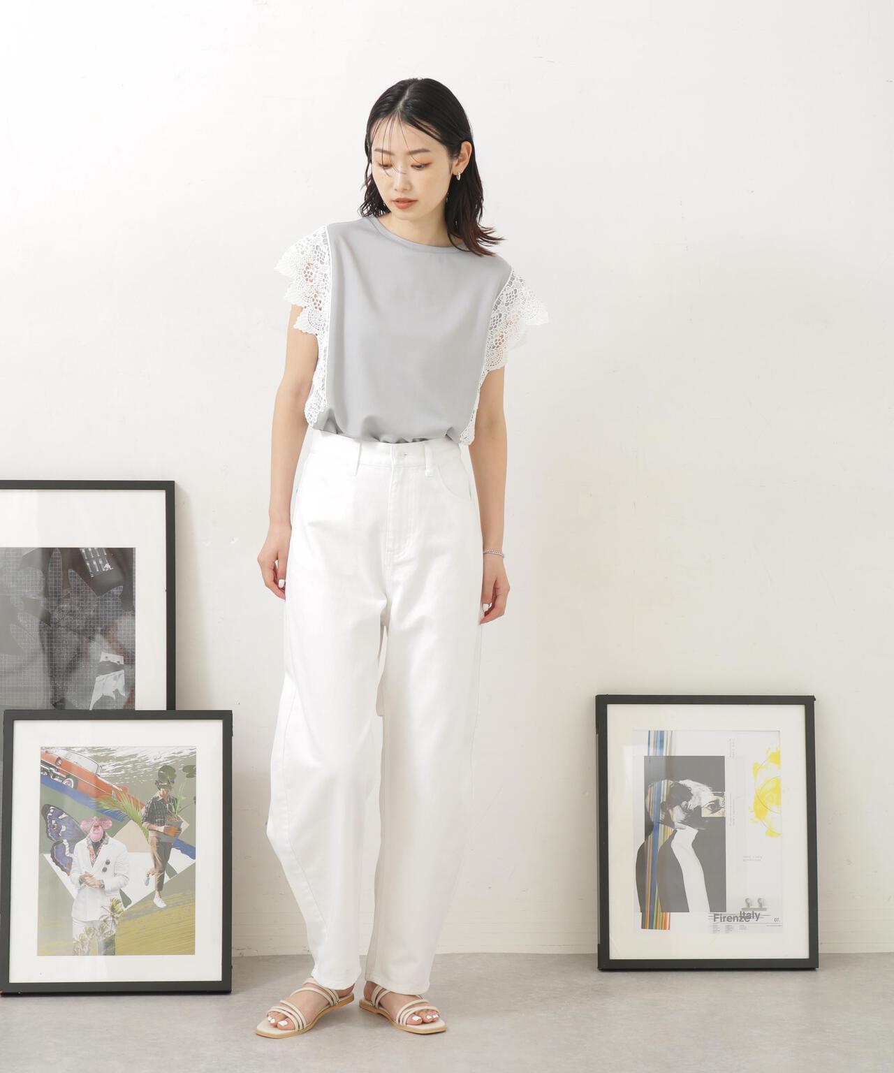 LB.04/レース切り替えカットトップス 6733124328