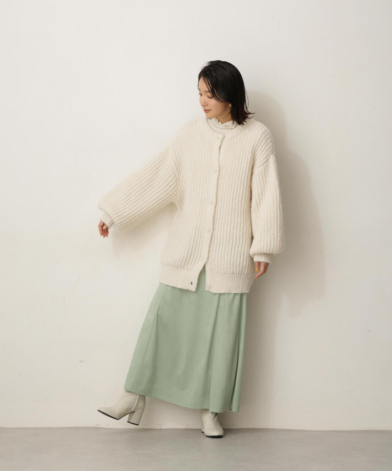 LB.04/フェイクスエードスカート 6733130302