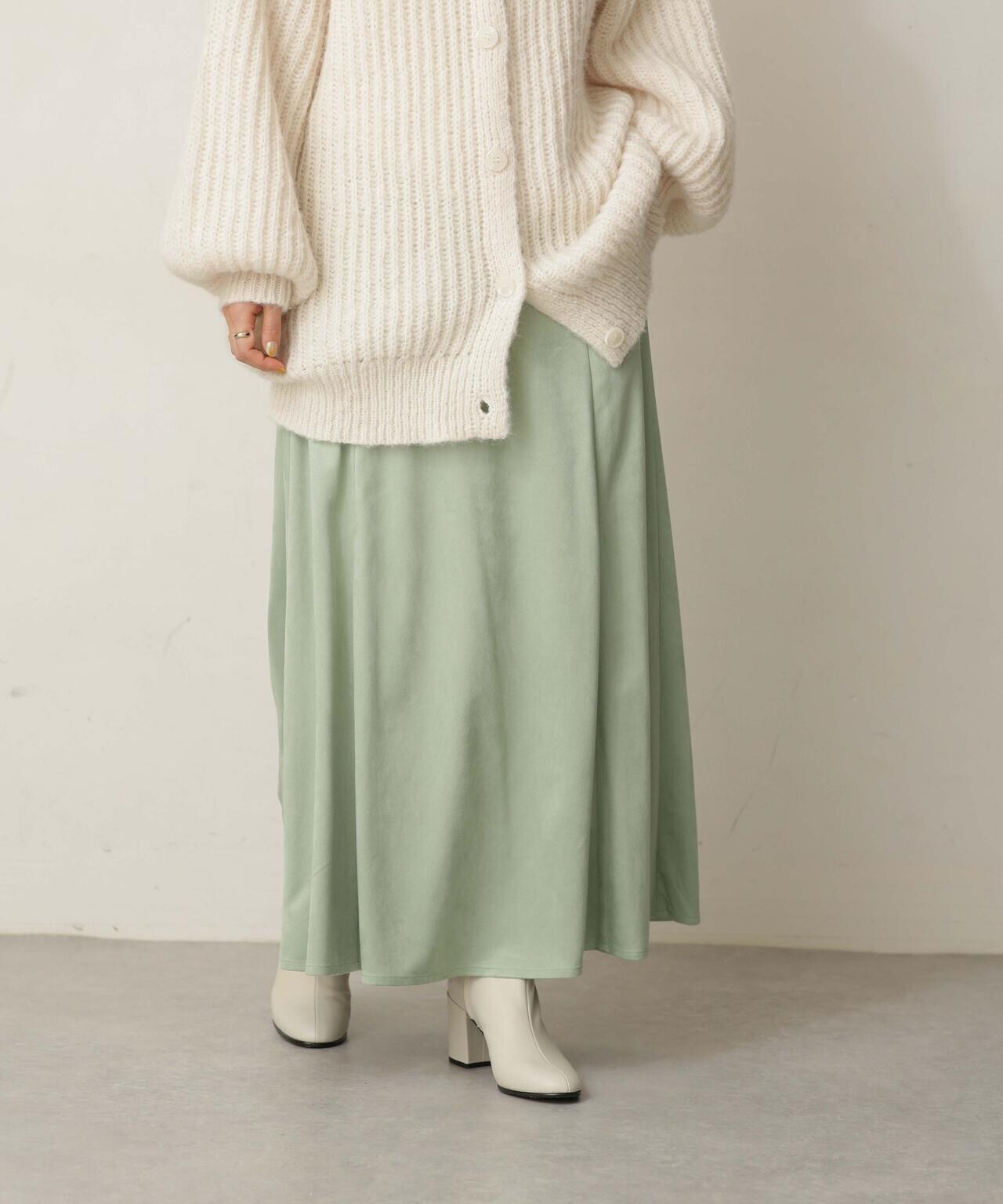 LB.04/フェイクスエードスカート 6733130302