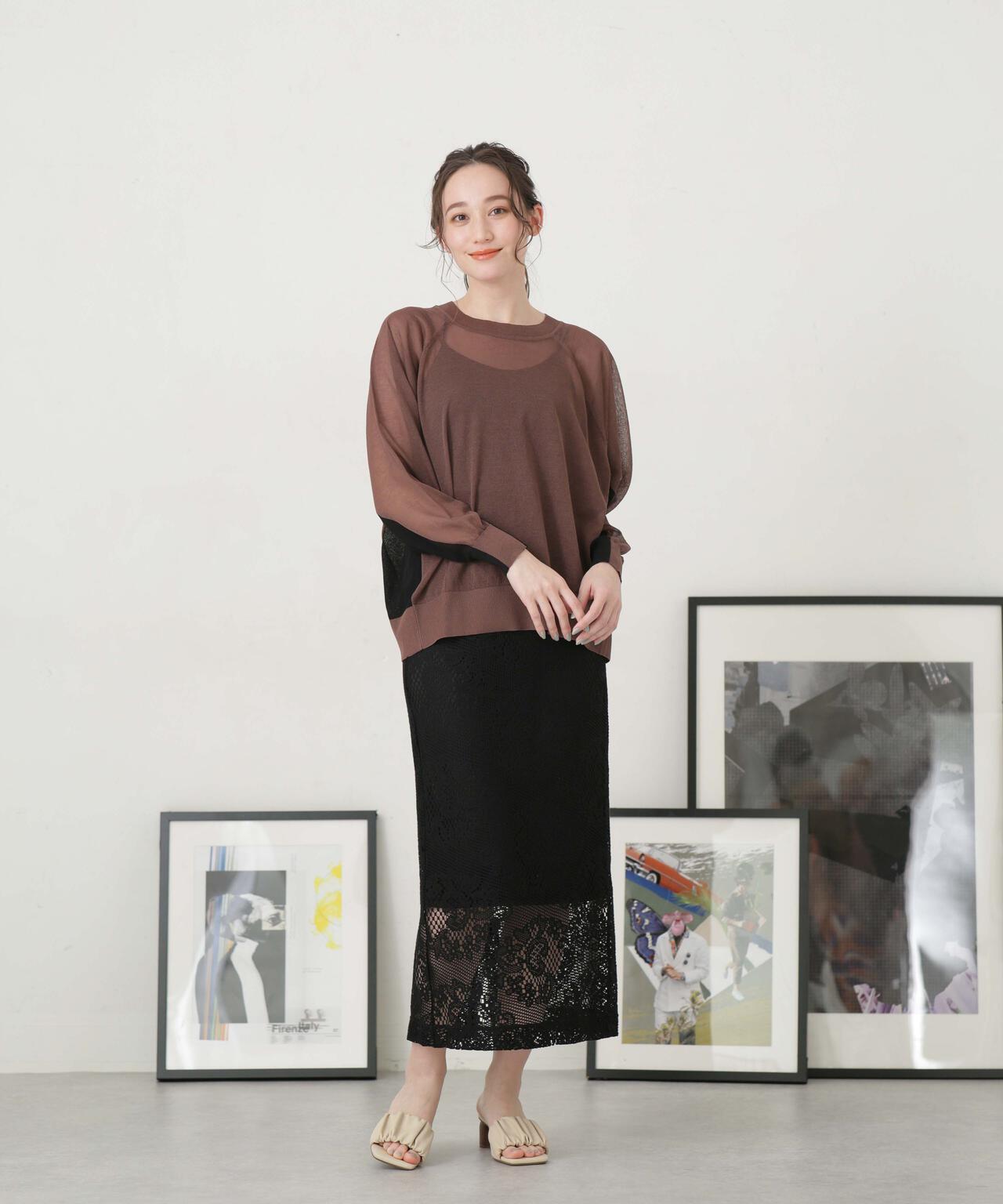 LB.04/レースタイトスカート 6733130313