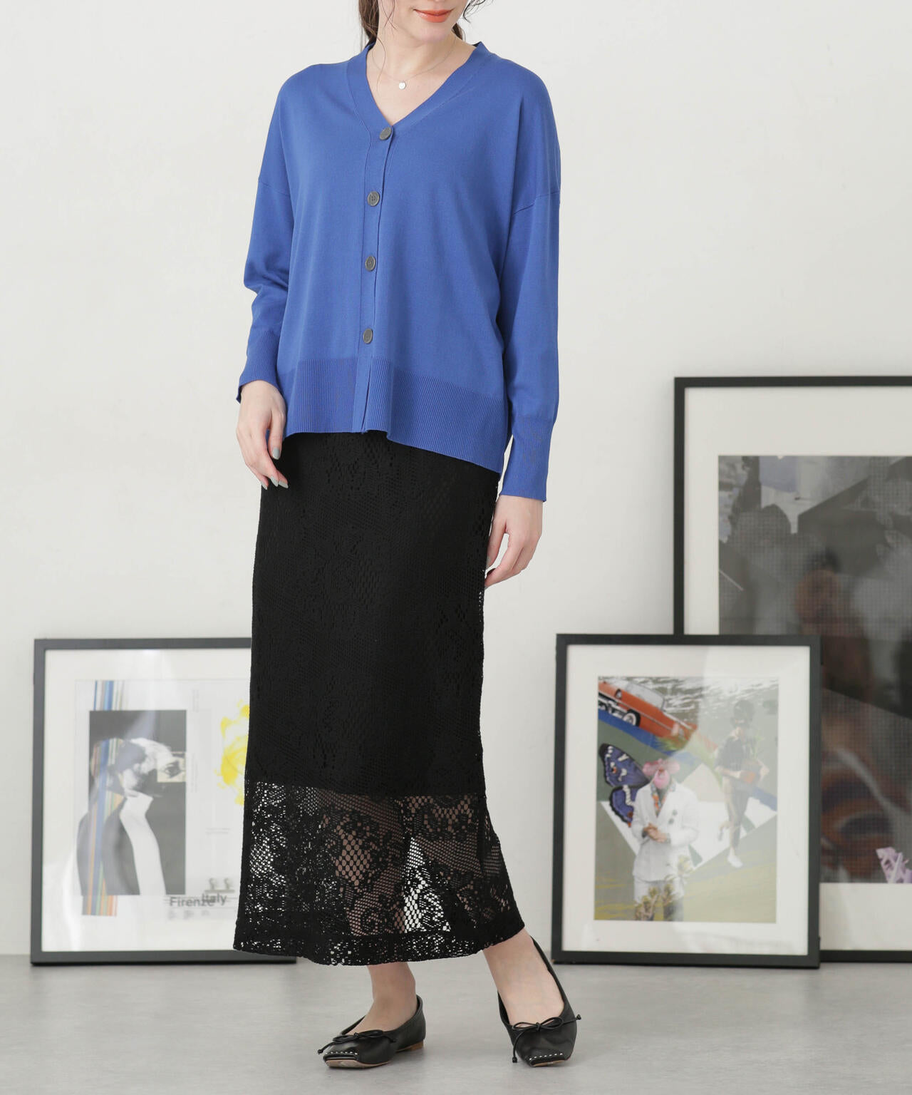 LB.04/レースタイトスカート 6733130313