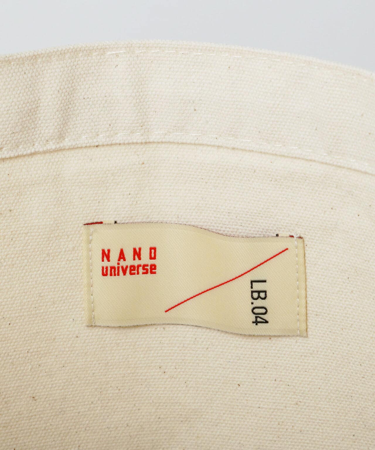 「とんだ林蘭×NANO universe」 トートバッグ 6733132301