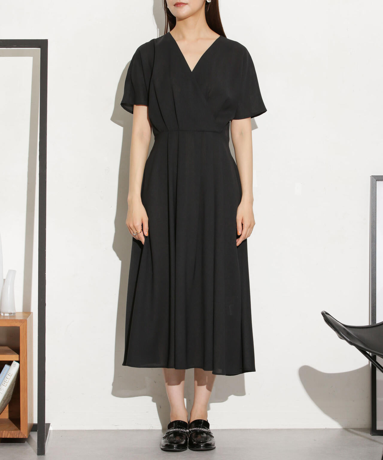 カシュクールフレアワンピース 6733219318
