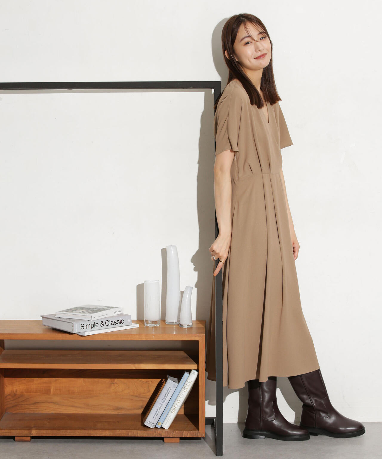 カシュクールフレアワンピース 6733219318