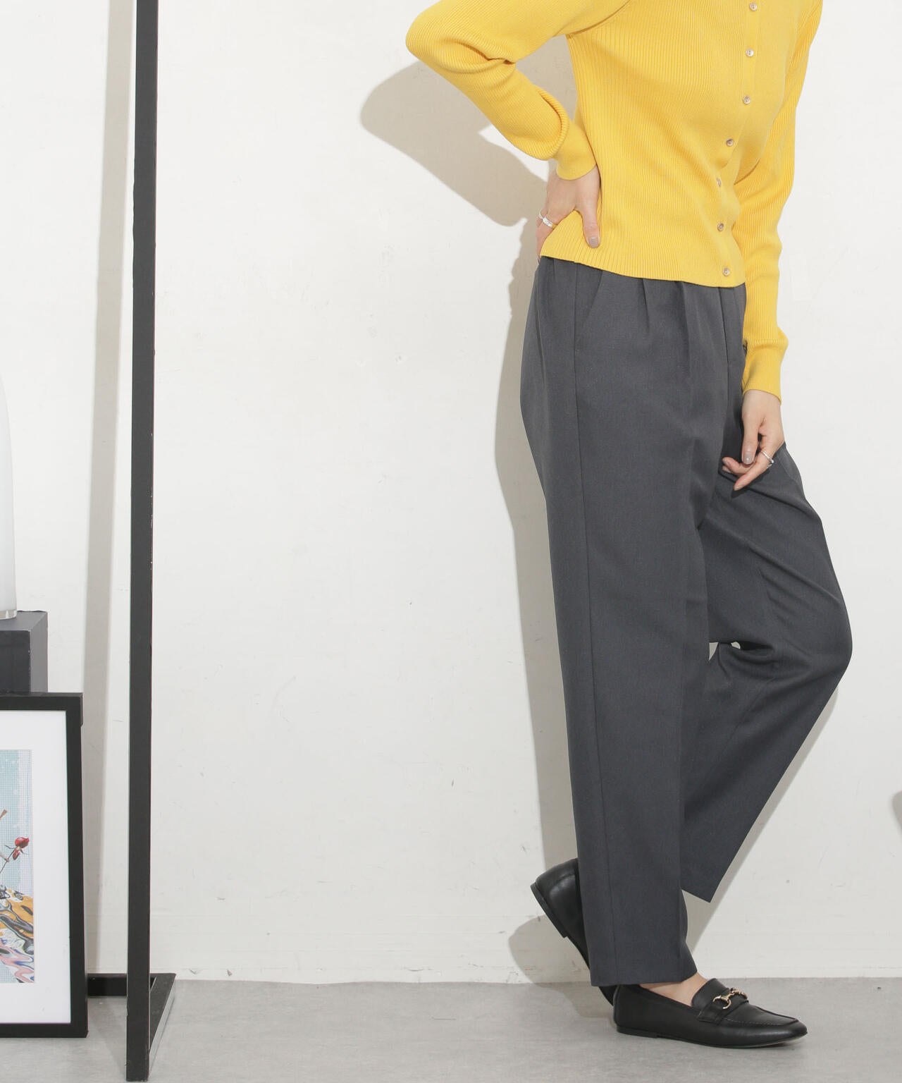 センタープレスタックパンツ(セットアップ可) 6733227308